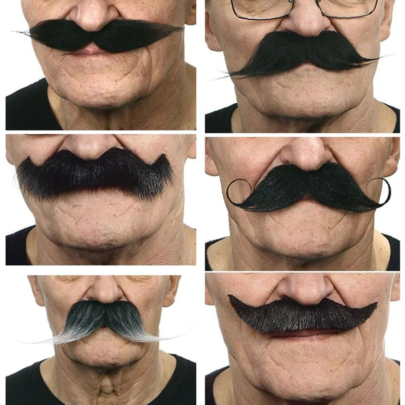 Moustache 6 Piece Party Mix