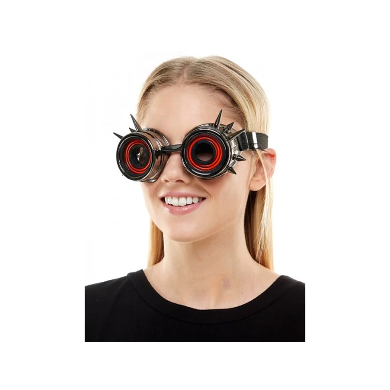 Neon Light Steampunk Goggles - Image 2
