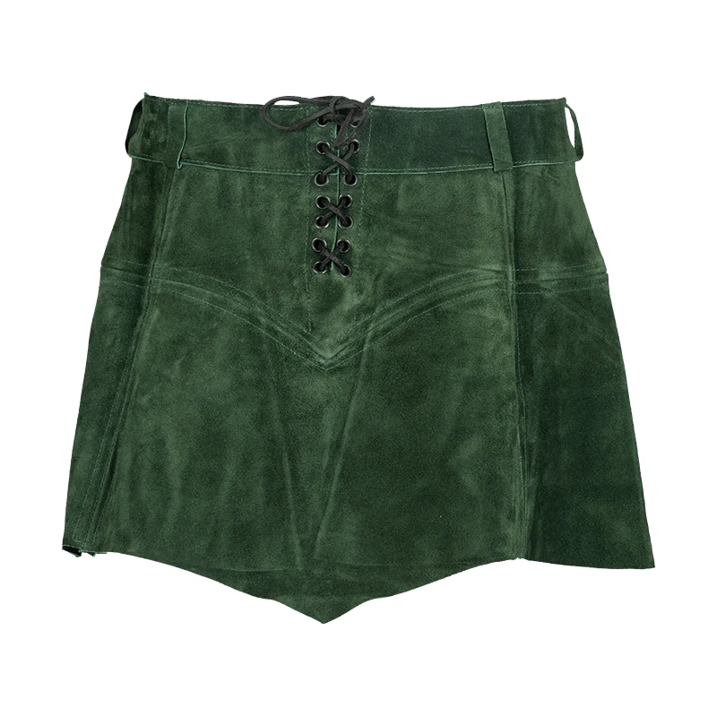 Nuala Suede Leather Skirt - Image 2