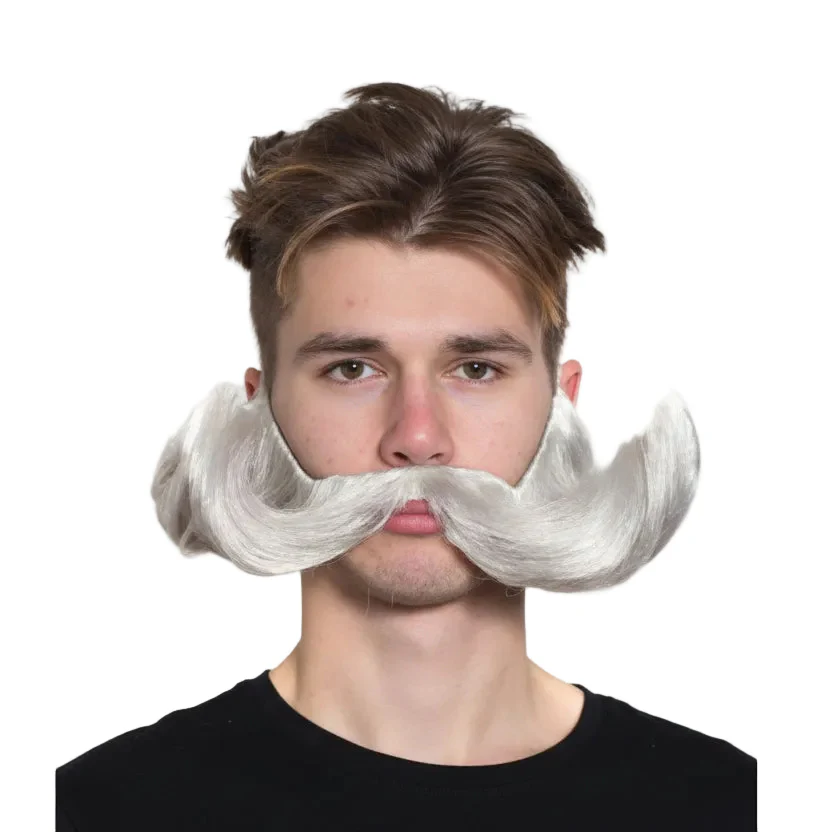 Oompahpah Mustache Grey