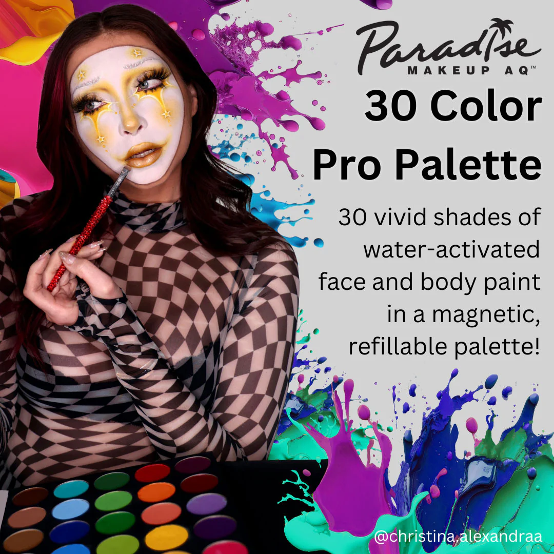 Paradise Makeup AQ™ 30 Color Palette by Mehron - Image 3