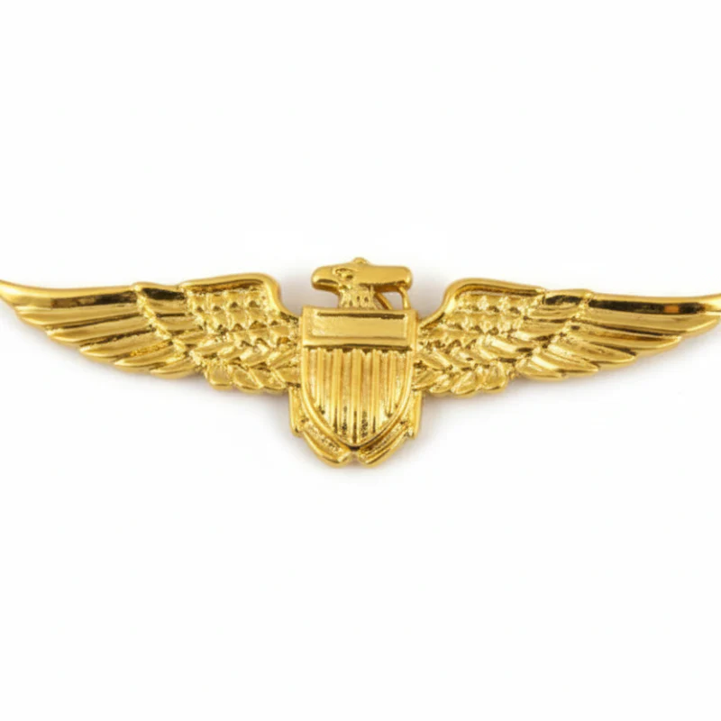 Pilot Insignia Aviator Wing Pin - Image 2