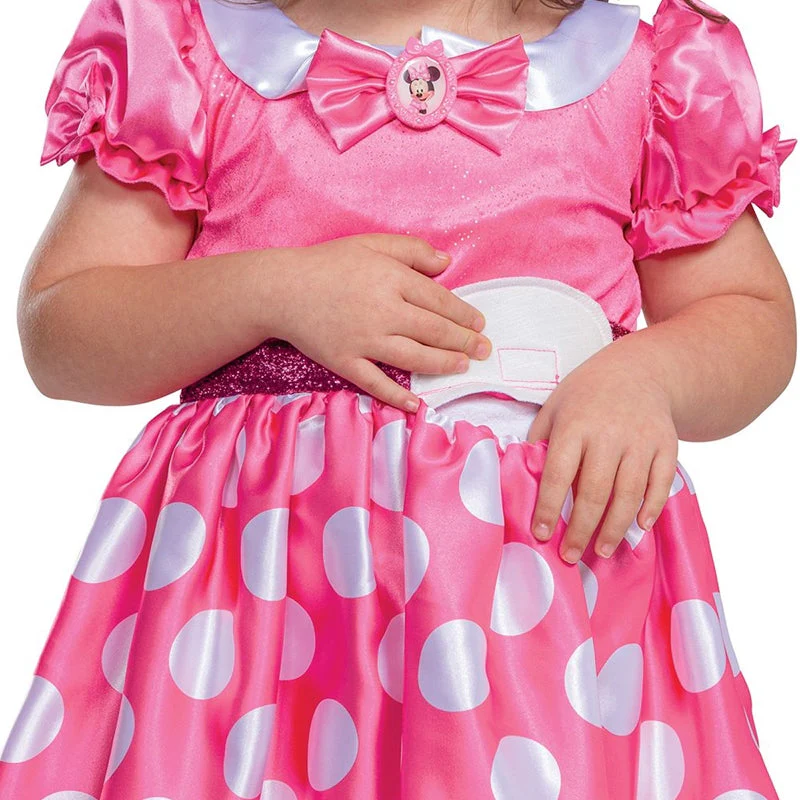 Pink Minnie Mouse Adaptive Child Costume - Image 3