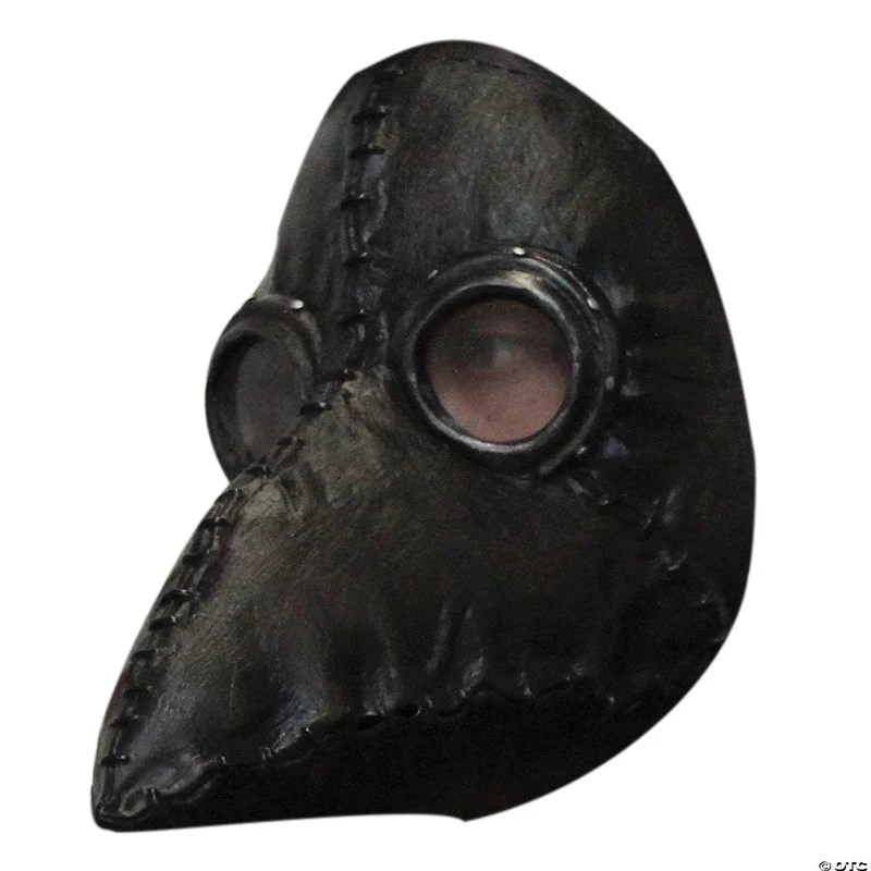 Plague Doctor Mask Latex Black