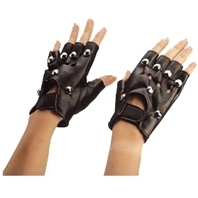 Punk Biker Studded Gloves