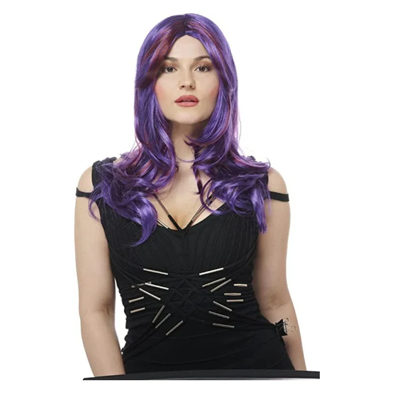 Purple Passion Purple/Red Wig