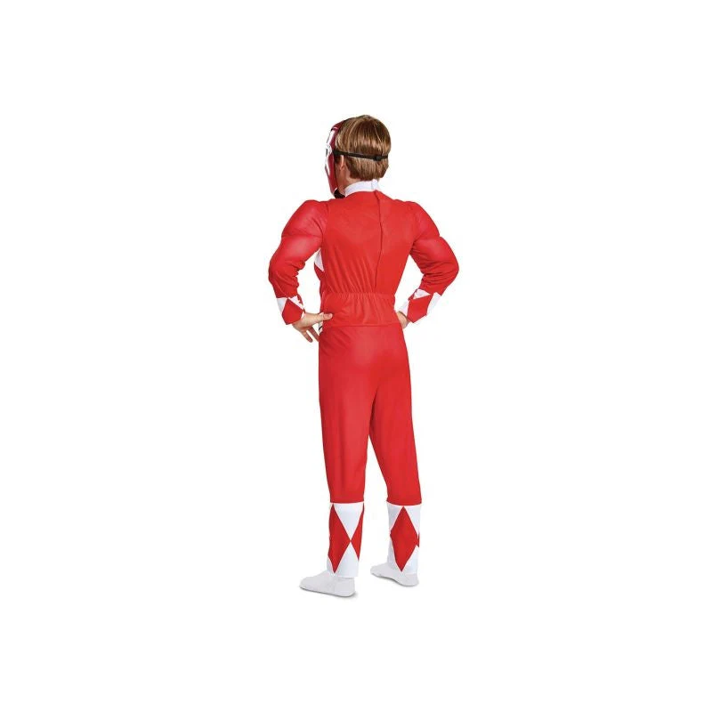 Red Ranger Classic Muscle Child Costume - Image 3