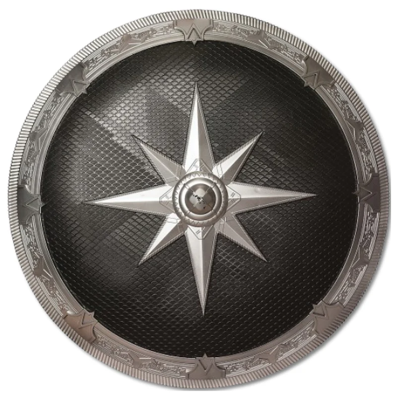 Silver and Black Shield