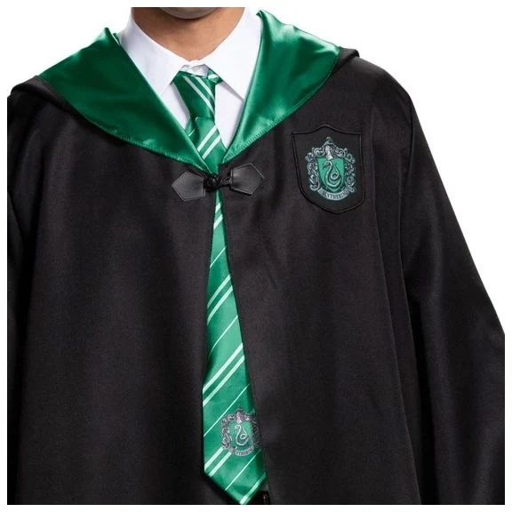 Slytherin Robe Adult Deluxe Costume - Image 4