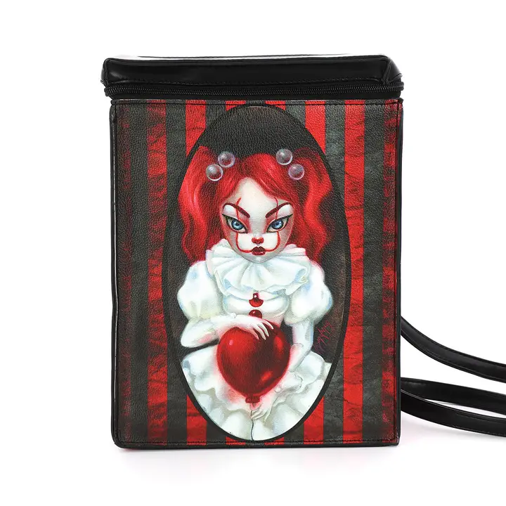 Smiley Girl Clown Mini Backpack - Image 2