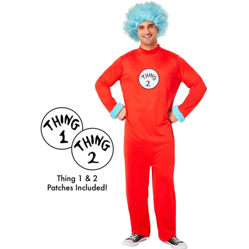 Thing 1 and 2 Adult Costume - Image 3