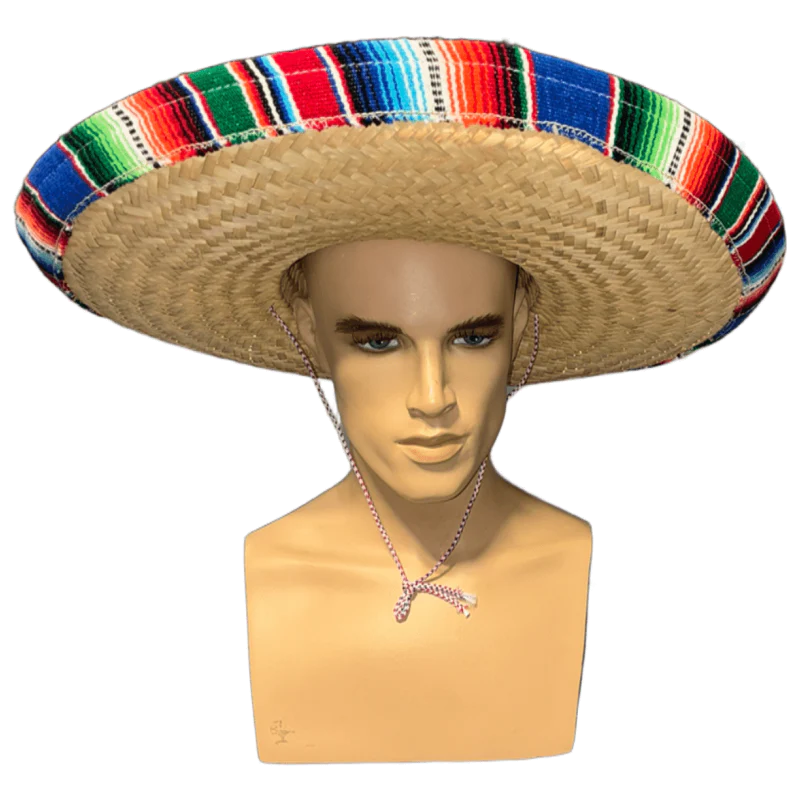 Traditional Sombrero with Serape Band - Image 3