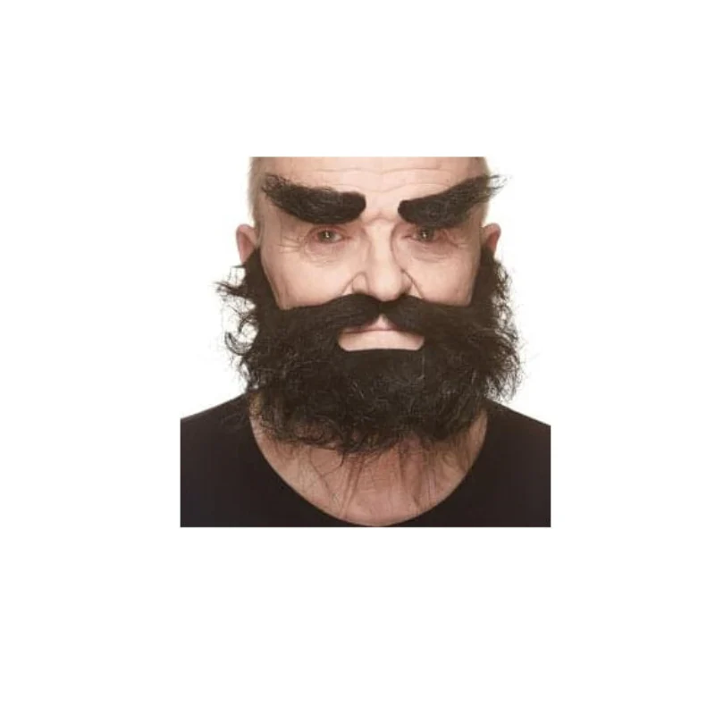 Trapper Mustache Beard and Eyebrows