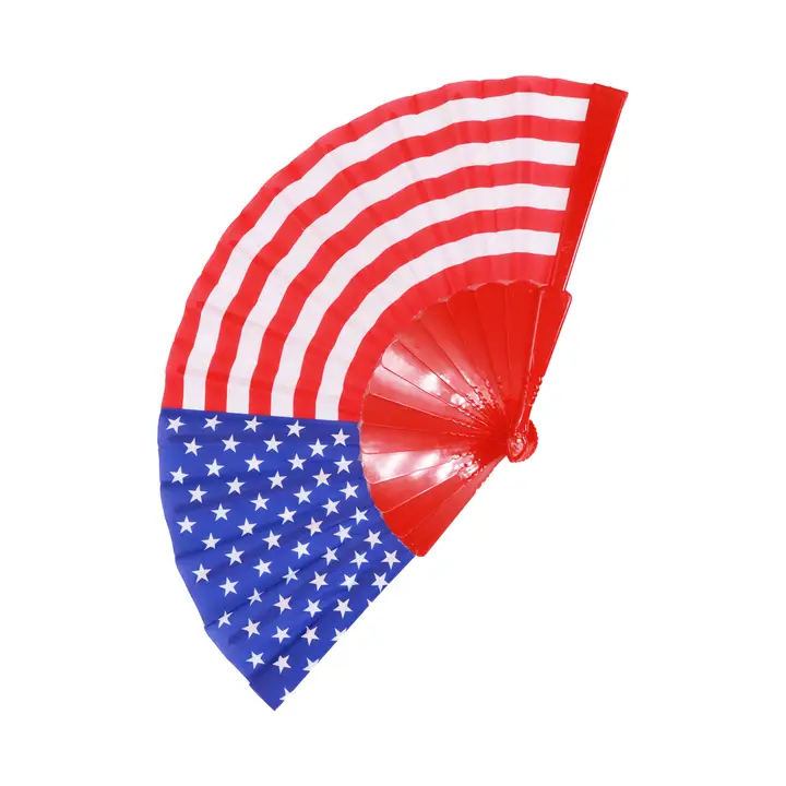 USA American Flag Folding Fan - Image 3