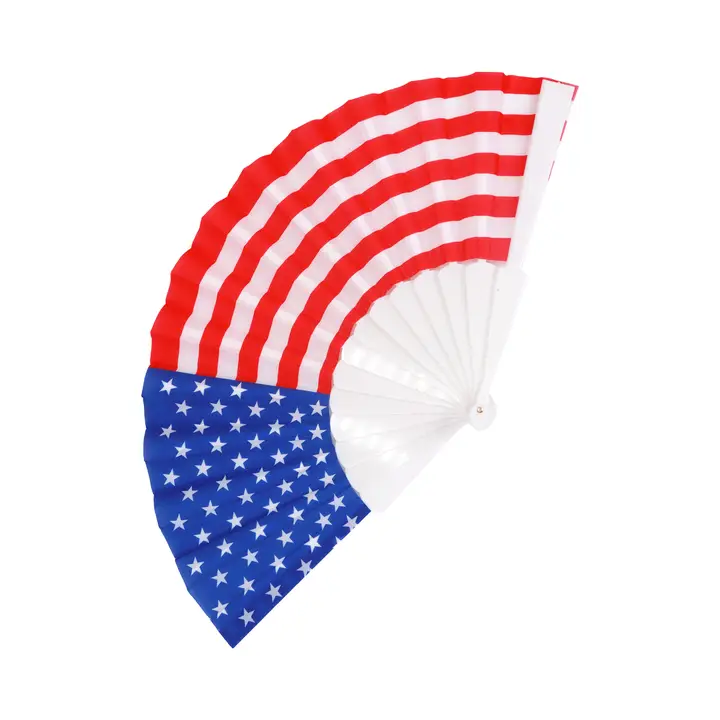 USA American Flag Folding Fan - Image 4