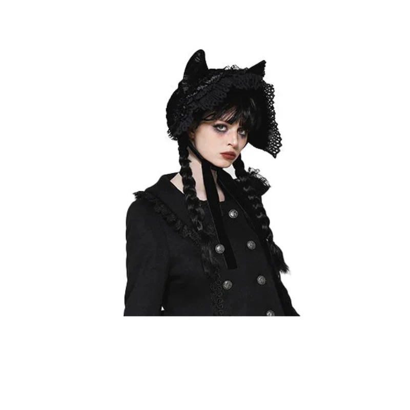 Velvet Cat Ear Bonnet Adult