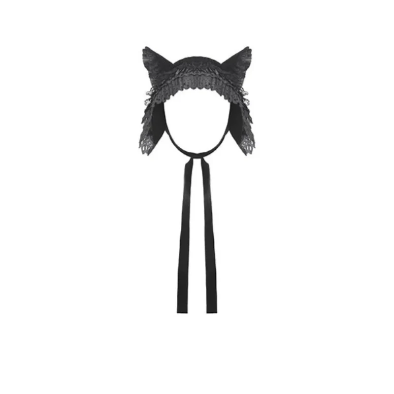 Velvet Cat Ear Bonnet Adult - Image 2