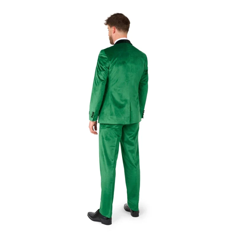 Velvet Verdant Tuxedo Suit - Image 2
