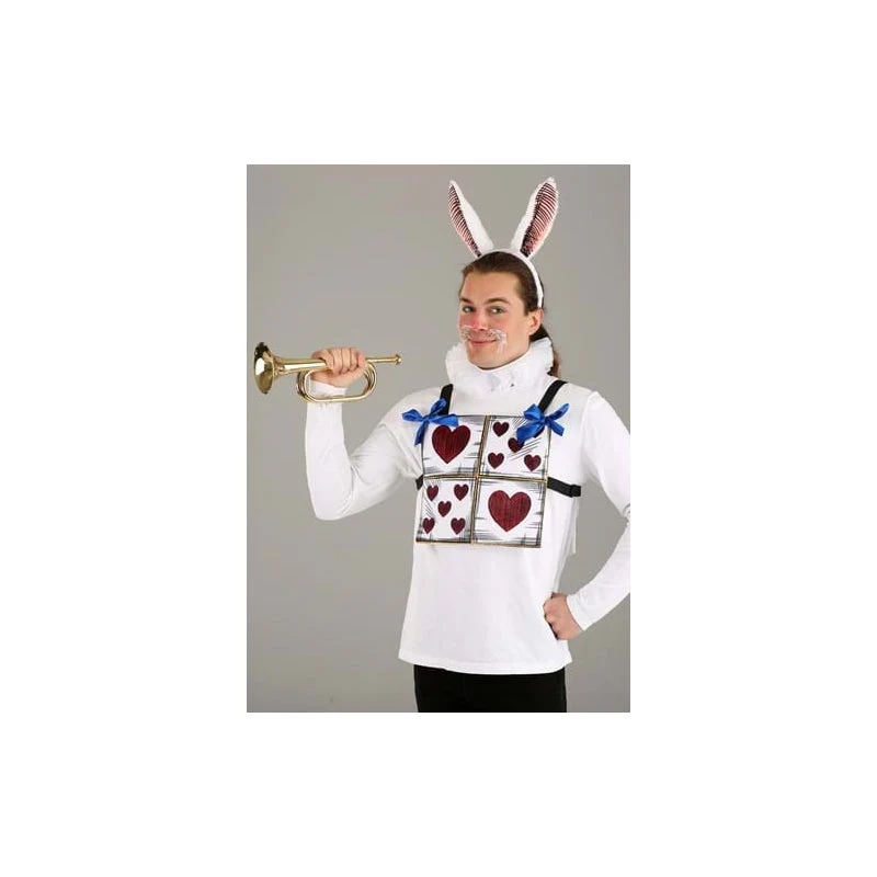 White Rabbit Costume Kit- Adult - Image 2