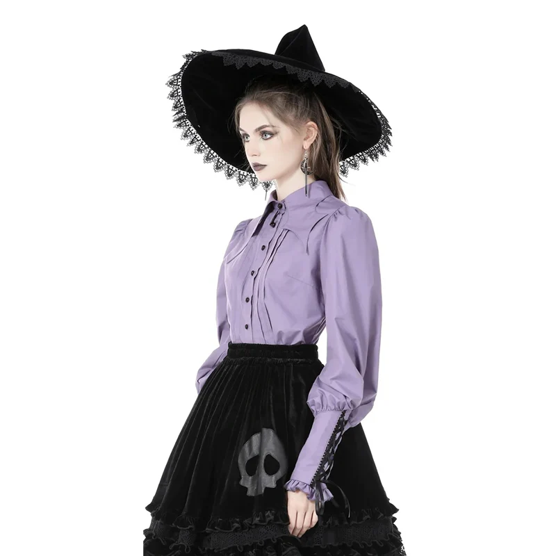 Witch Blouse with Star Collar Adult - Image 2