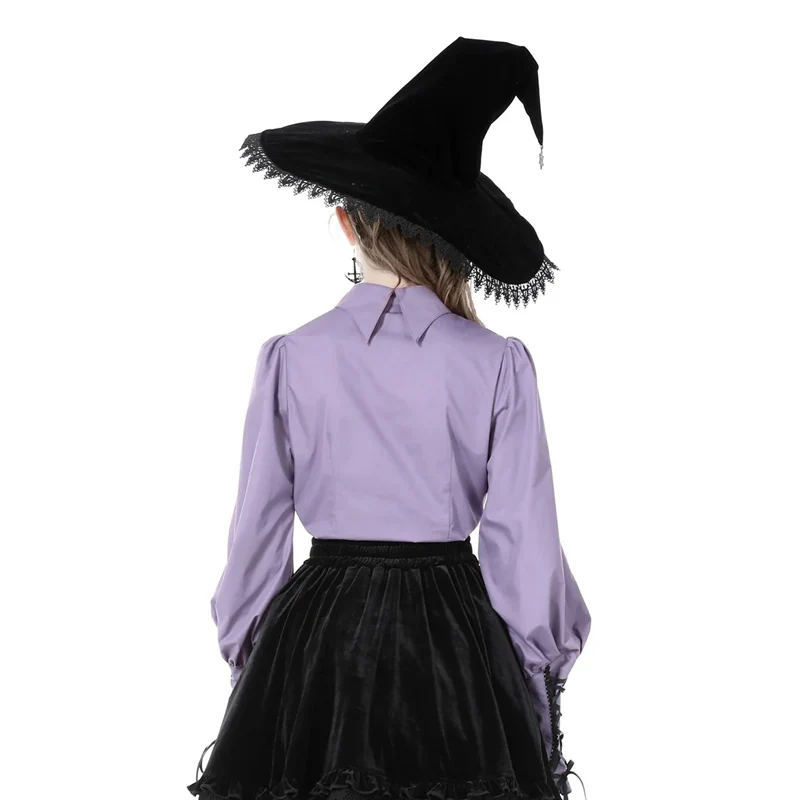 Witch Blouse with Star Collar Adult - Image 3