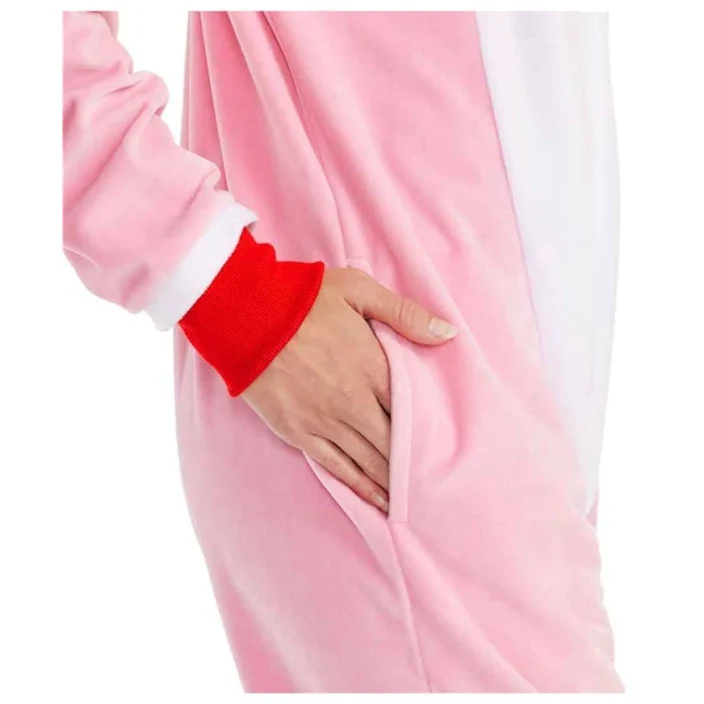 Women’s Pink Rudolph Jumpsuit - Image 3