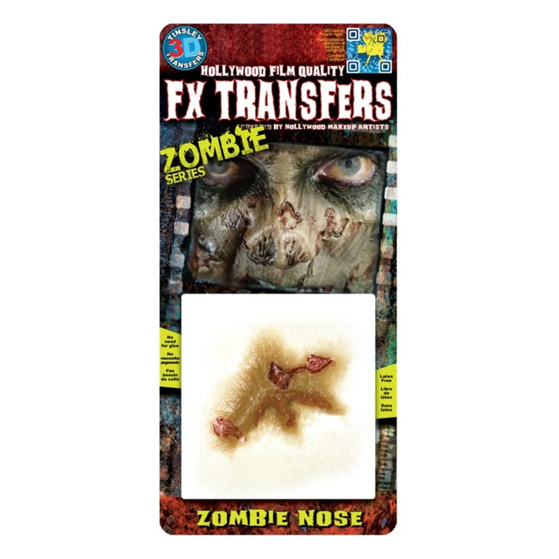 Zombie Nose 3D Transfer Special Effects Makeup
